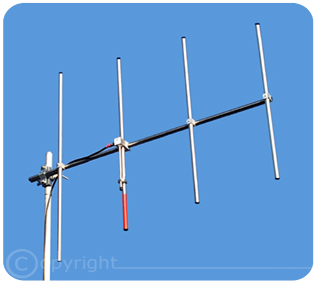 Yagi direzionale 4 elementi DAB 150-300MHz - Protel AntennaKit