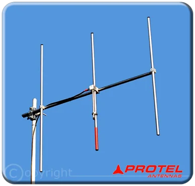 Yagi direzionale 3 elementi 108-150MHz - Protel AntennaKit